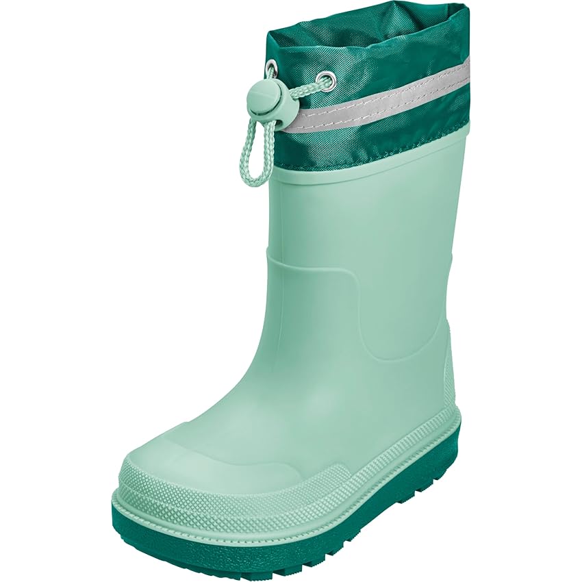 Playshoes Gummistiefel, Stivali in Gomma, Grün Stulpe, 28 EU