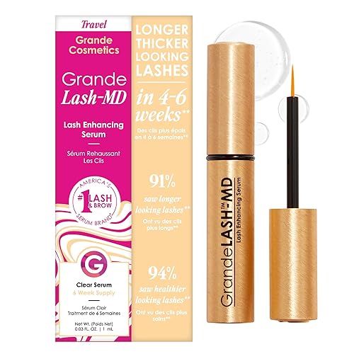 Grande Cosmetics GrandeLASH-MD - Suero potenciador de pestañas promueve la apariencia de pestañas más largas y gruesas sin crueldad Grande Cosmetics GrandeLASH-MD - Suero potenciador de pestañas promueve la apariencia de pestañas más largas y gruesas sin crueldad