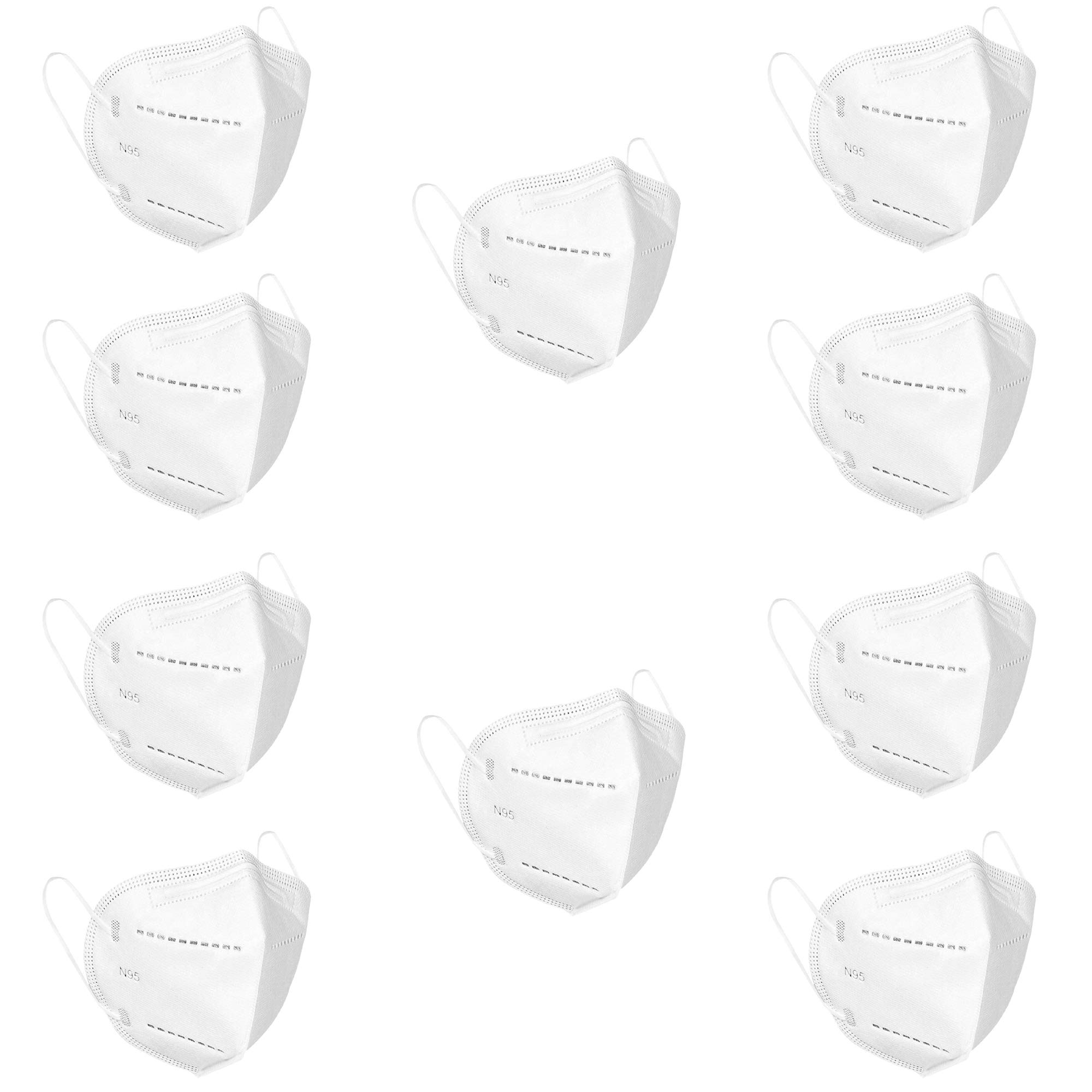 Asia Pacific N95 Face Mask | 5 ply High Filtration Capacity | 5 Layer Reusable Particulate Mask | FDA, CE, GMP, ISO Certified (Pack of 10, White) (B08SW7RBC3) Amazon Price History, Amazon Price Tracker