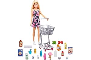 Mattel Barbie Shopping Time Doll for Kids 3 Years and Above
