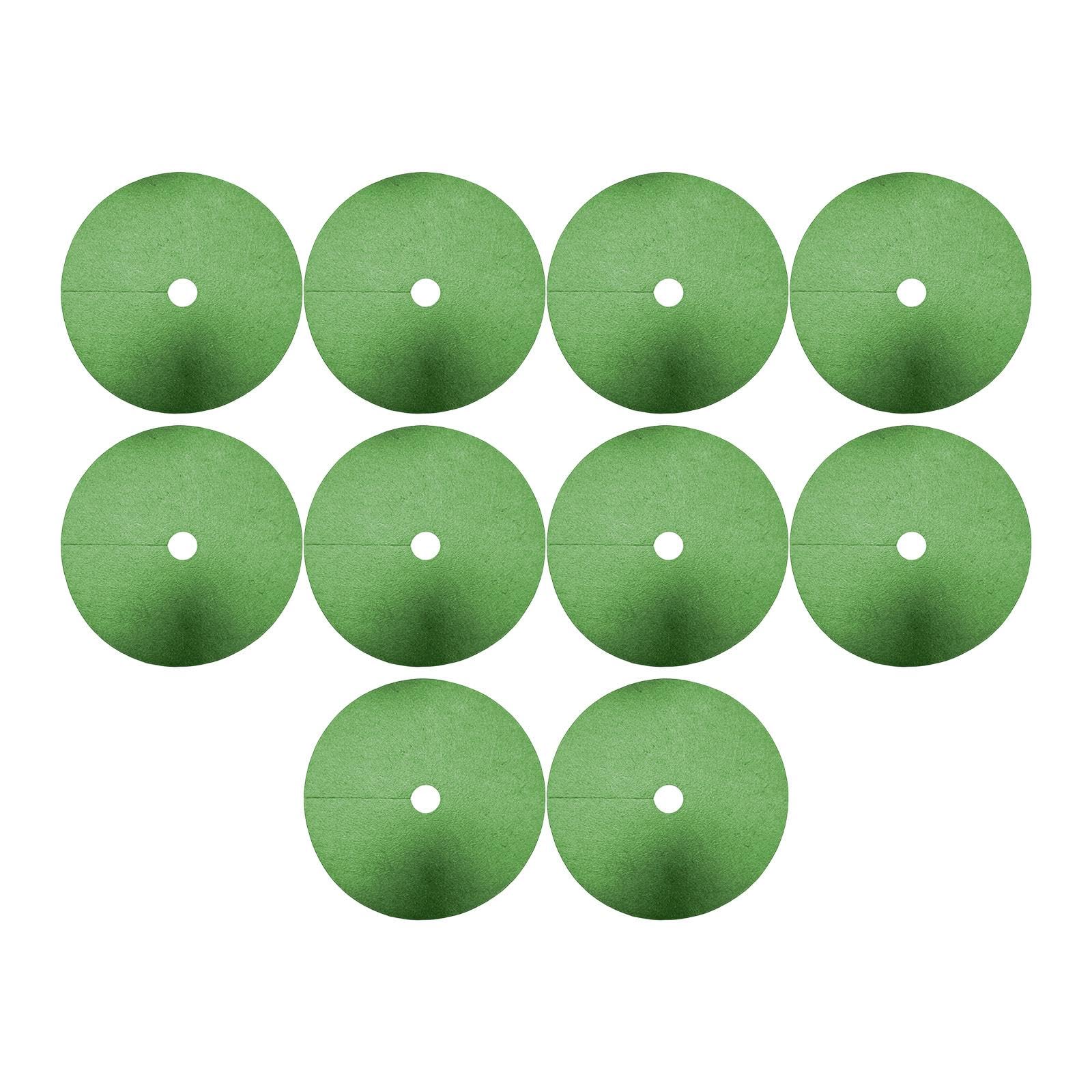 10Pcs Tree Weeding Barrier Mats Patio Reusable Non Woven Tree Protector Mats Green 42Cm-image-22