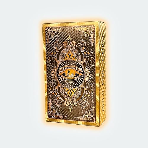 Miniatura 3 de Baraja de tarot de lámina dorada en español e inglés con guía  78 tarjetas espirituales de PVC impermeable resistente a las arrugas