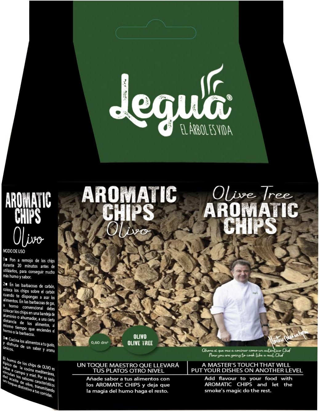 Legua Aromatic Chips Olive