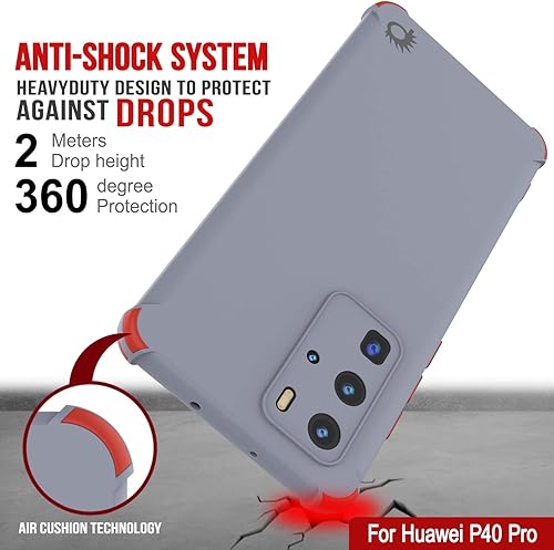 Miniatura 47 de Punkcase Diseñada para Huawei P40 Pro [Serie Sunshine] funda protectora y ligera de TPU con esquinas de absorción de golpes compatible con Huawei