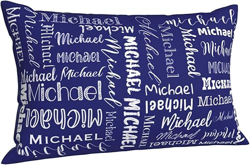 Miniatura 3 de Funda de almohada personalizada con nombre de 20 x 30 pulgadas, fundas de almohada de felpa personalizadas con nombre, funda de almohada