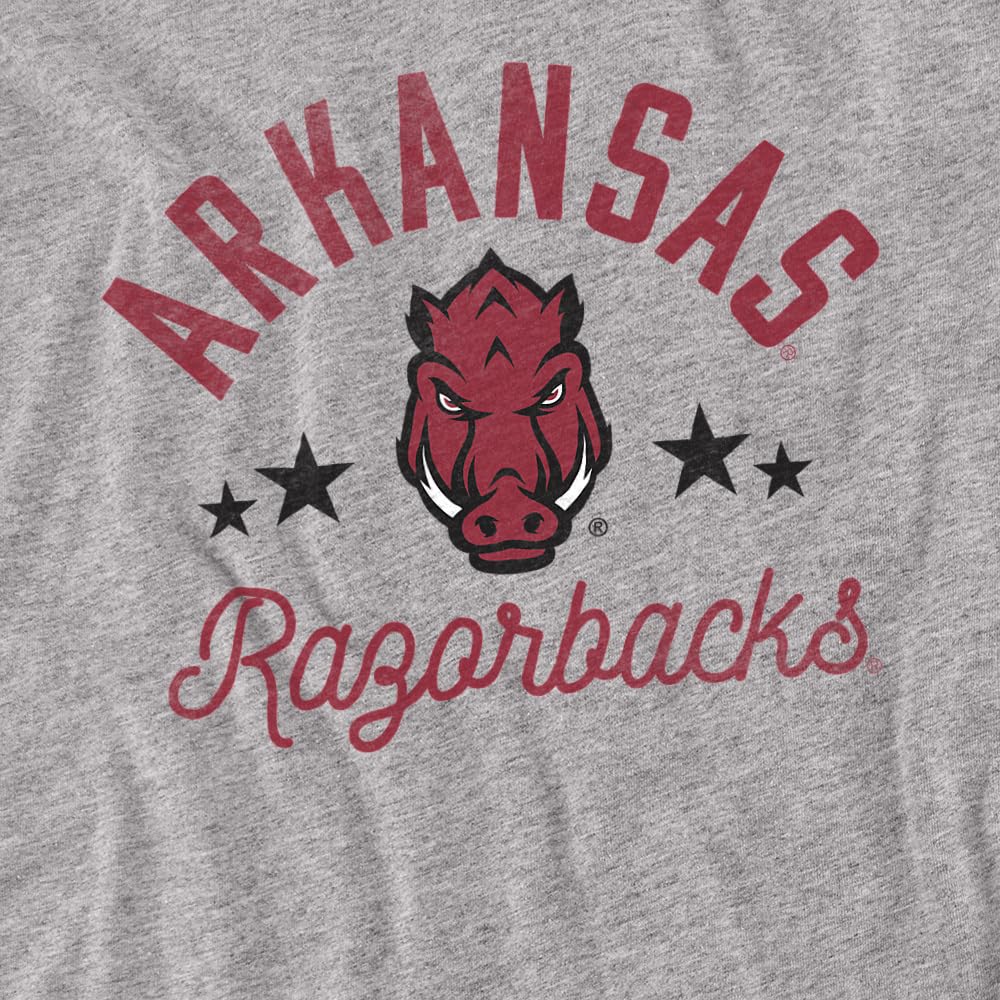 LOGOVISION University of Arkansas Razorbacks Kids T Shirt (4) for Toddler Boys and Girls, Athletic Heather