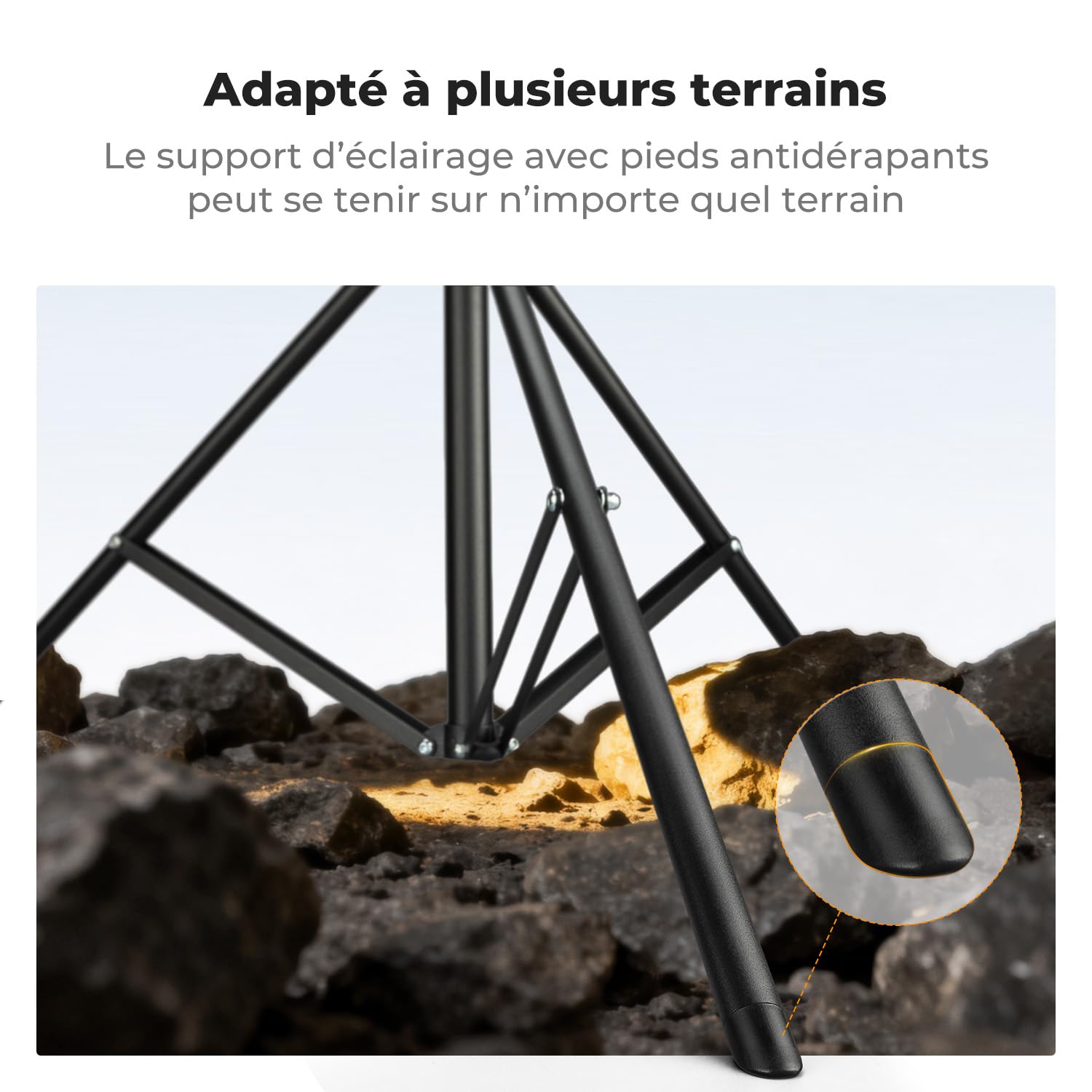 K&F CONCEPT Trépied d'Éclairage 230cm Métal pour Studio Photo | Support réglable, vis 1/4, réflecteur flash vidéo, sac inclus, éclairage studio photographie, TL02