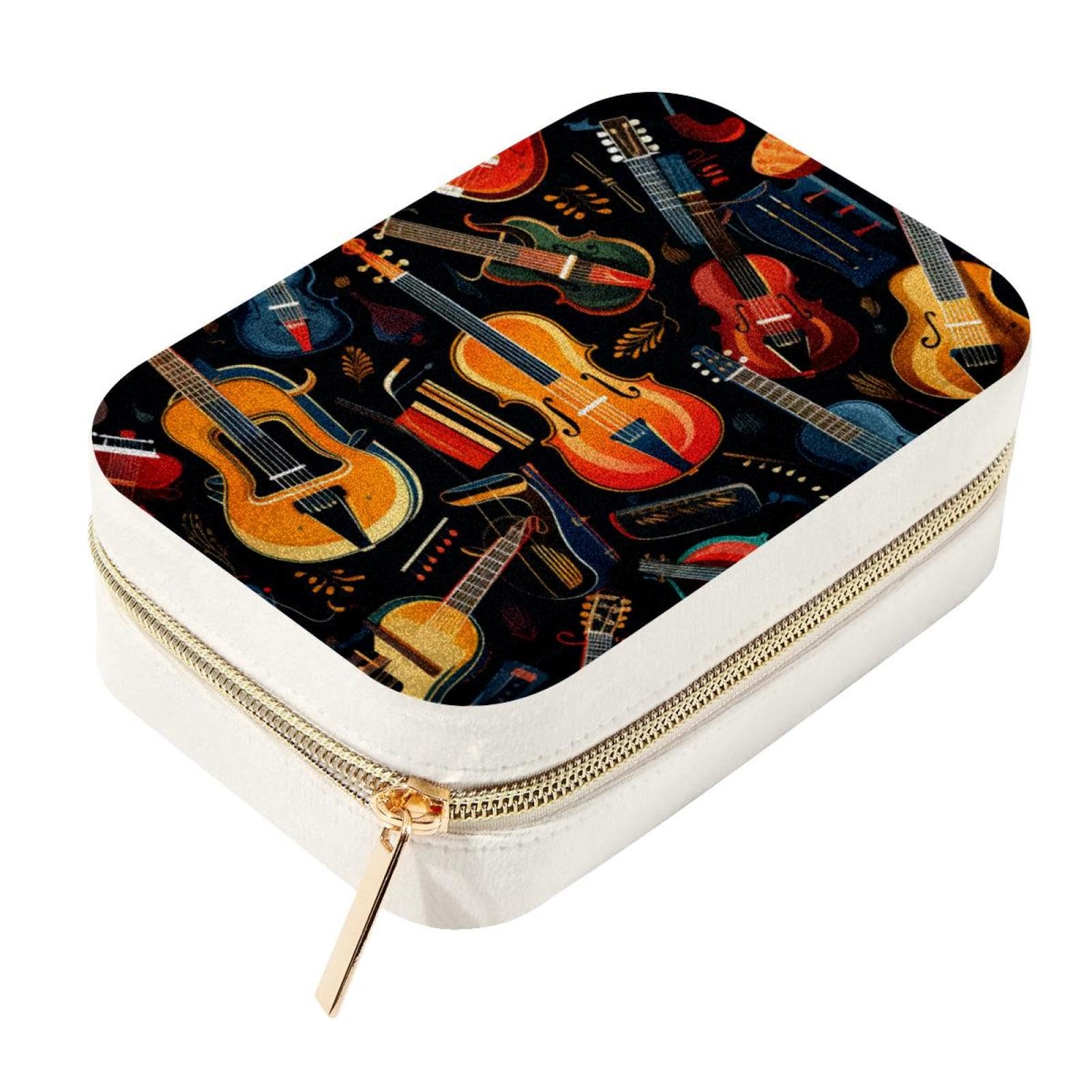 Boîte à bijoux de voyage en velours le cadeau idéal pour les passionnés de musique