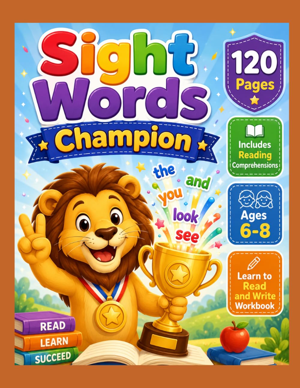 Sight Words Champion: 120 Pages