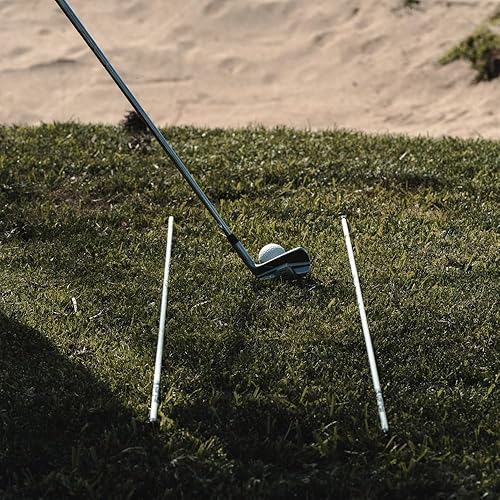 Miniatura 6 de SuperStroke - Varillas de alineación de golf de 45 pulgadas, varillas de fibra de vidrio, kit de ayuda para entrenamiento de swing completo, ayuda