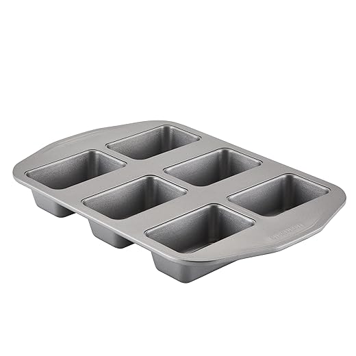Circulon Nonstick Bakeware 6-Cup Mini Loaf Pan, Gray - ,6 cup