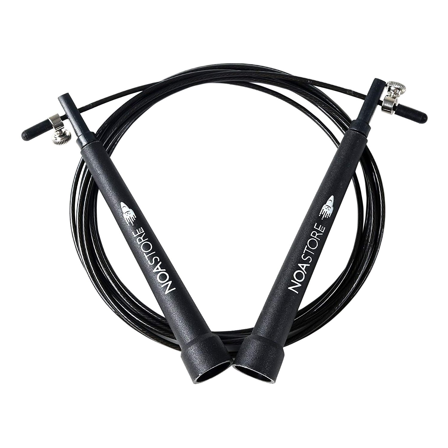 Noa Store 10 ft Adjustable Skipping Jump Rope, Speed Rope Ideal for Aerobic Exercise, Speed and Endurance Training, Fitness, Gym, Boxing, MMA for Men and Women