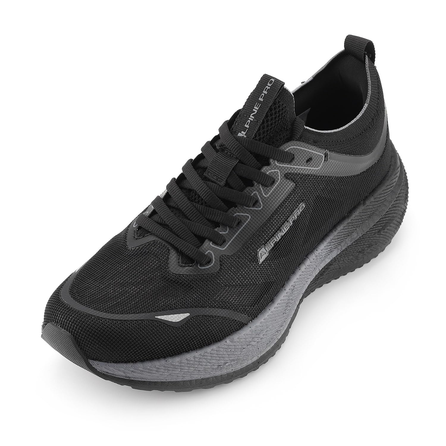 Alpine Pro NEGAD Zapatillas de correr para hombre, zapatillas deportivas para correr, correr, fitness, al aire libre, placa de carbono, puntera de poliuretano termoplástico, plantilla antibacteriana
