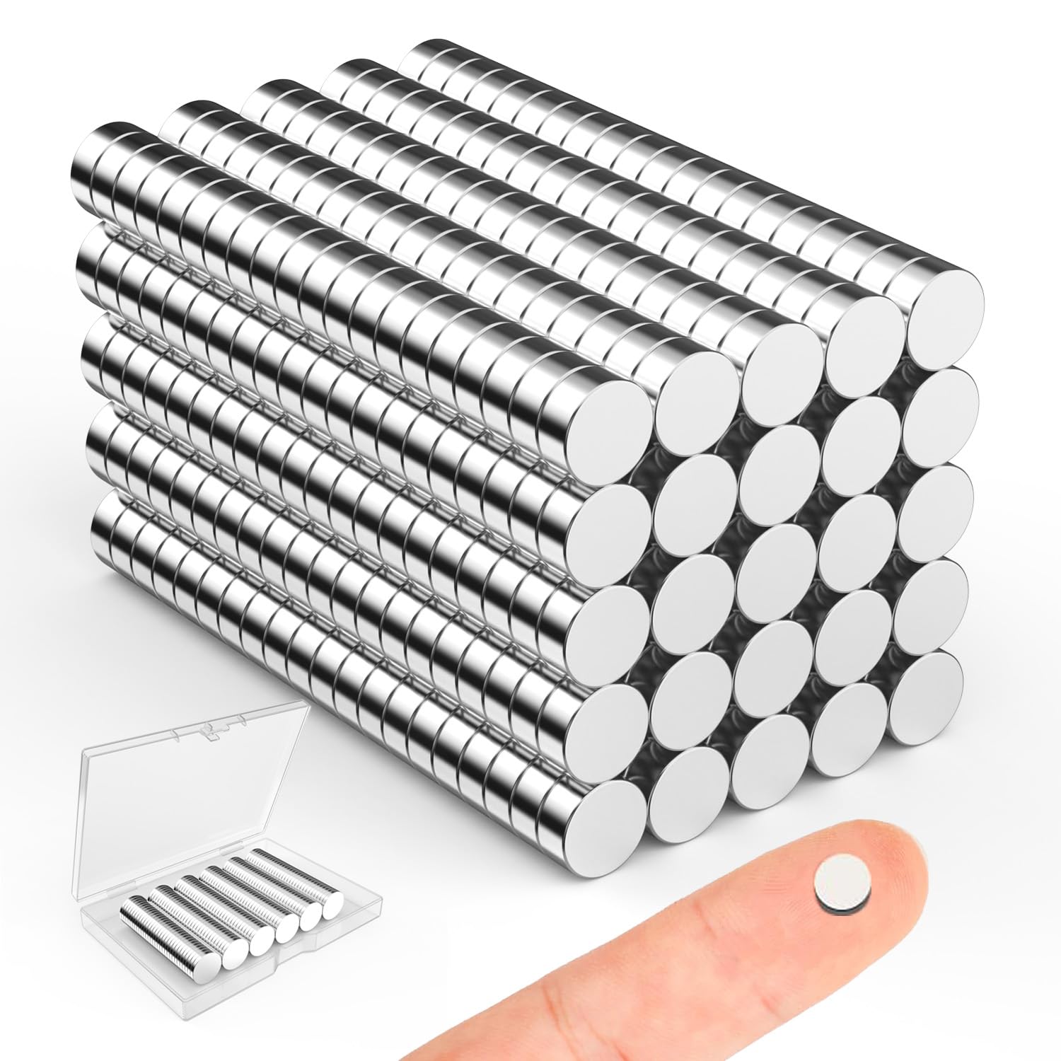 Small Magnets for Crafts, 10x3 mm Round Magnets 100 Pack — Amazon image 24