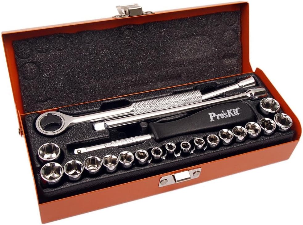Inch and Metric Socket Set