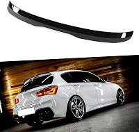 Tbest F20 Hátsó Spoiler Fényes Fekete BMW 1-es Sorozathoz 2011-2019 Öntapadós Szárny Tuning Kiegészítő 5