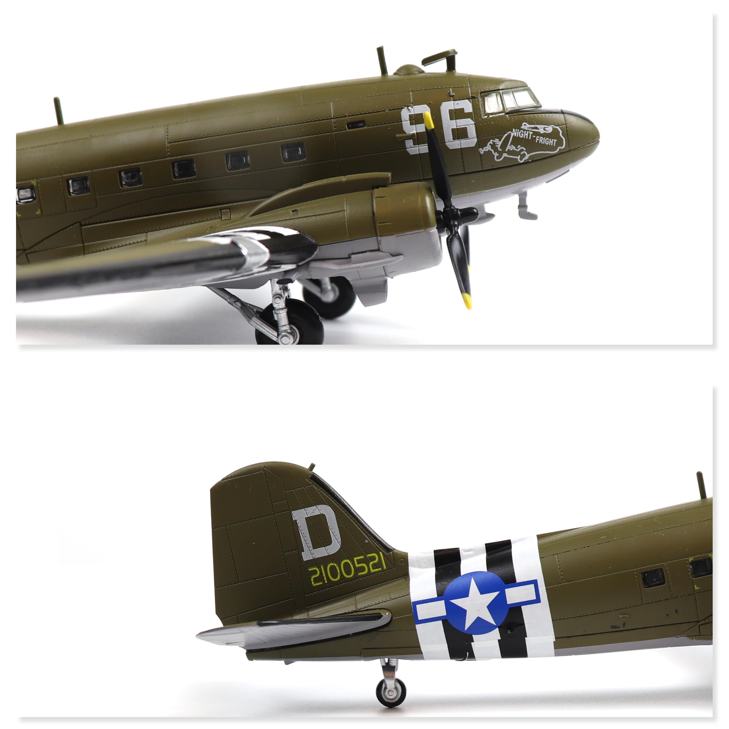 C-47 SKYTRAIN プラモデルキット NUOTIE Douglas C-47 Skytrain 1/100 Kit de Modelo de Aeronave