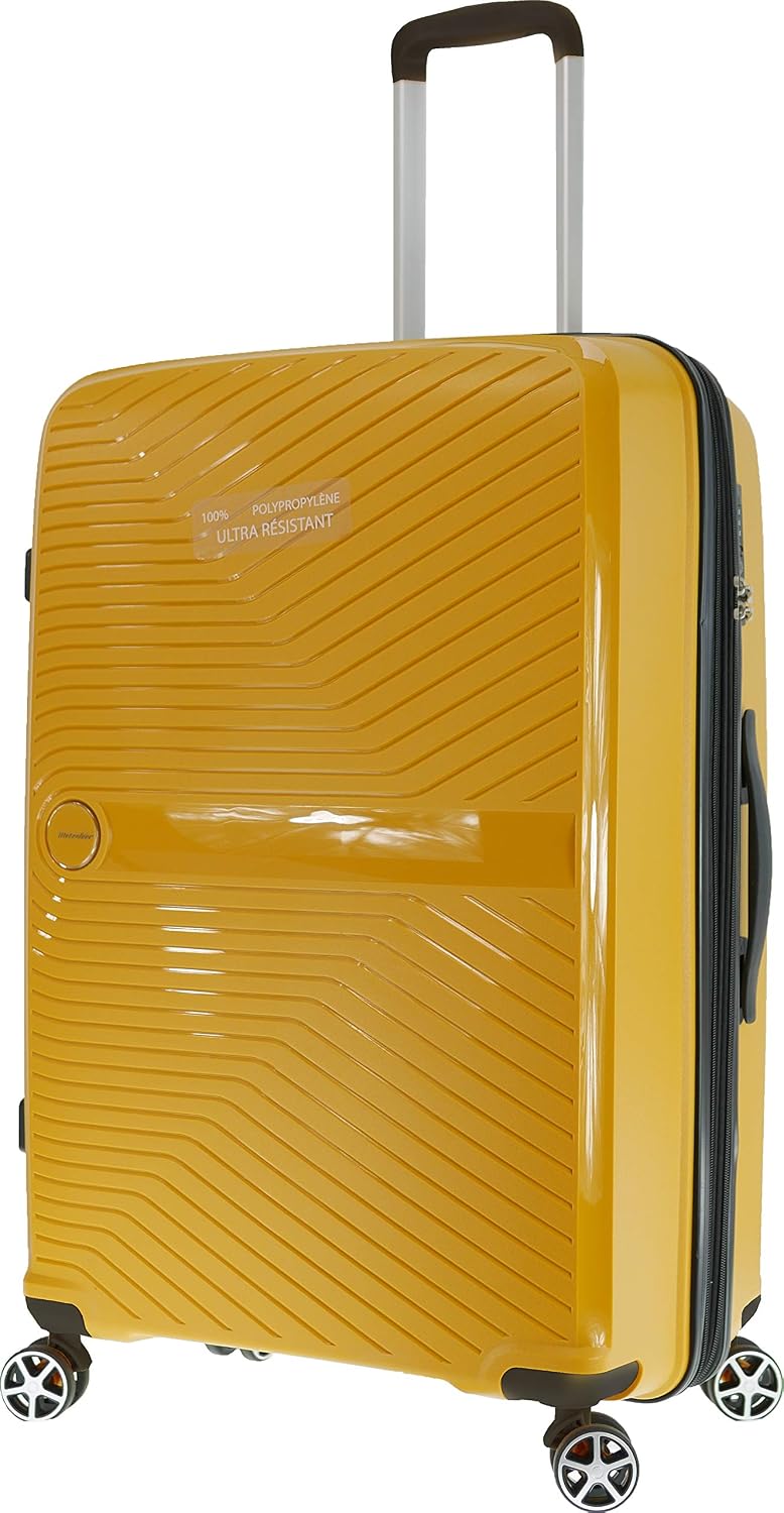 Valise Soute METZELDER 115L - Ultra Légère (3,3kg) - 4 Roues 360° - Extensible - Serrure TSA - Noir