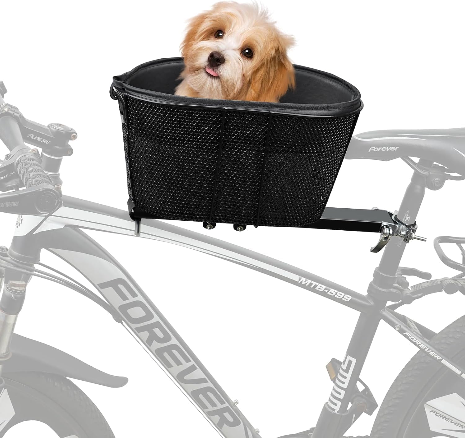 SNMUMU Dog Bike Basket,SoftSided Pet Bicycle Carrier