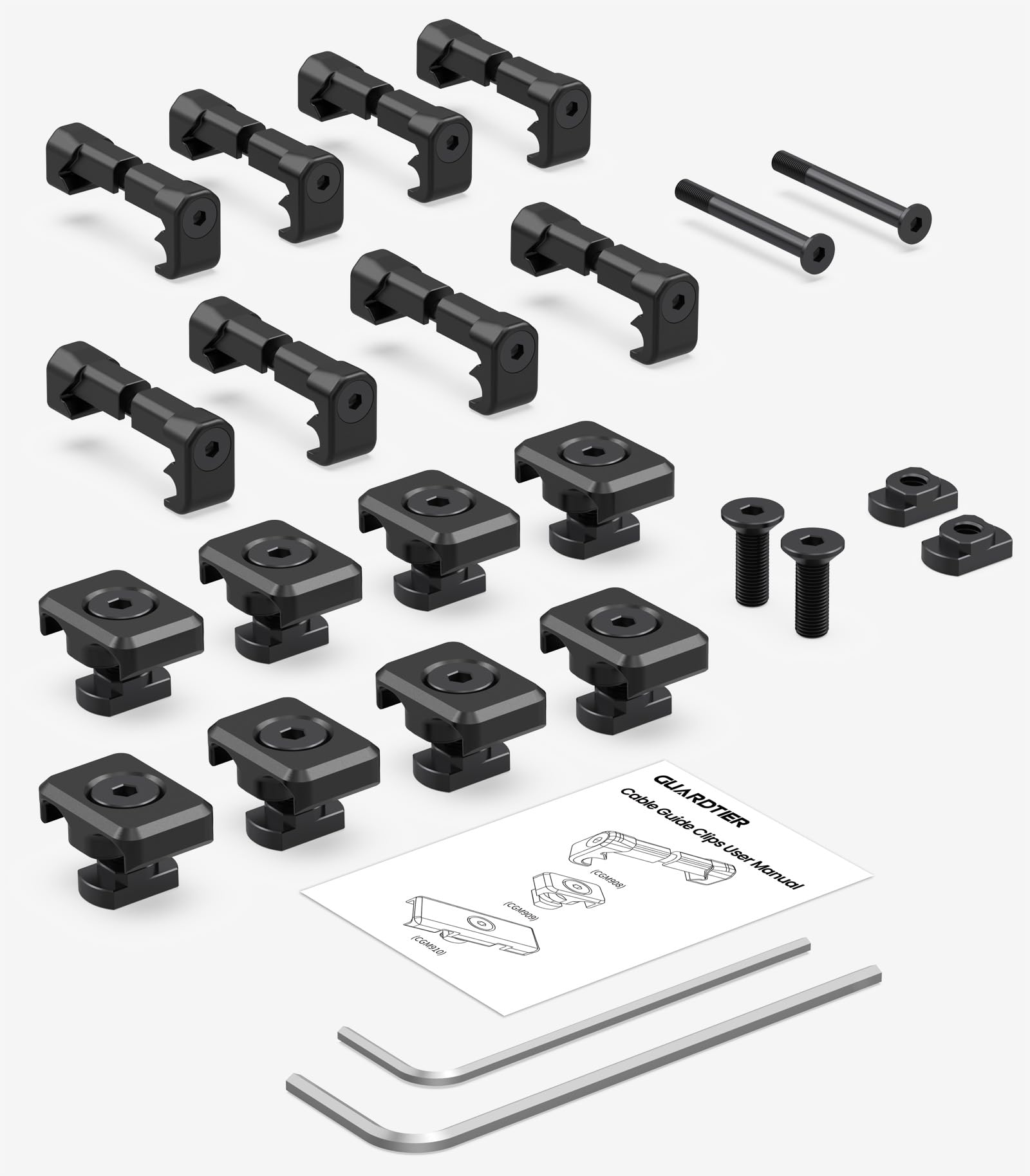 Cable Management Kit Compatible with M-LOK & Picatinny Rails, Cable Clips — Amazon image 8