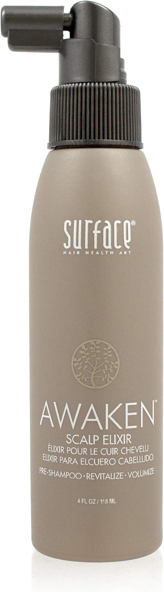 Surface Hair - Awaken Therapeutic Scalp Elixir – Natural Ingredients for Thinning Hair and a Healthy Scalp - 4 fl oz