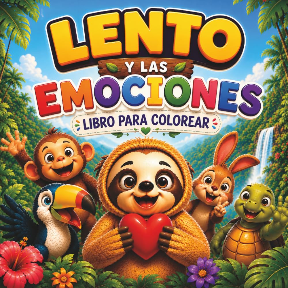 Lento y las emociones: Libro para colorear infantil para aprender a entender, expresar y gestionar emociones (6+ años) (El mundo de Lento)