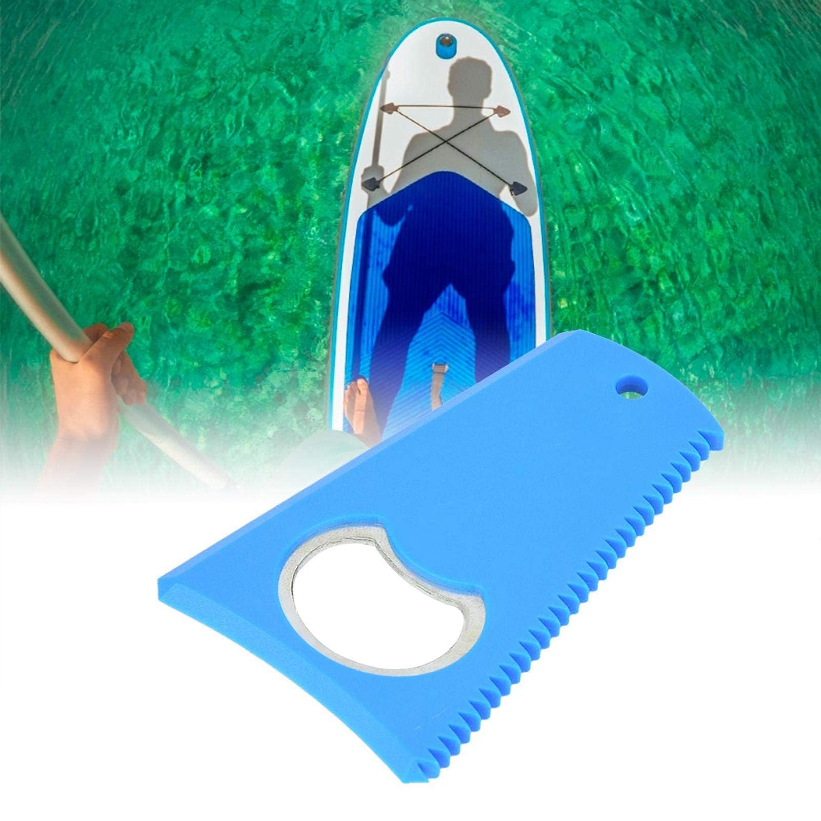 Alomejor Tabla de Surf Universal Cera Peine Tabla de Surf Removedor de Cera Longboard con Llavero Agujero Herramienta de Limpieza de Cera