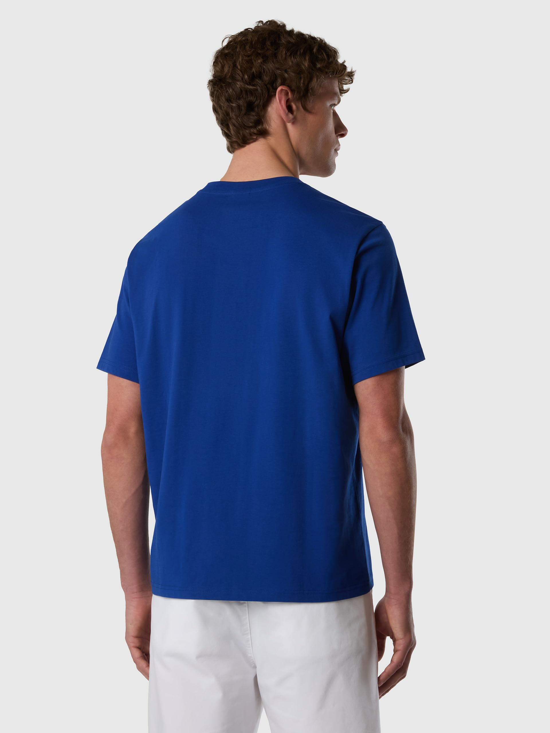 NORTH SAILS t-Shirt Homme col Rond Manches Courtes t-Shirt en Coton avec imprimé Article 692972 t-Shirt Basique Manches Courtes