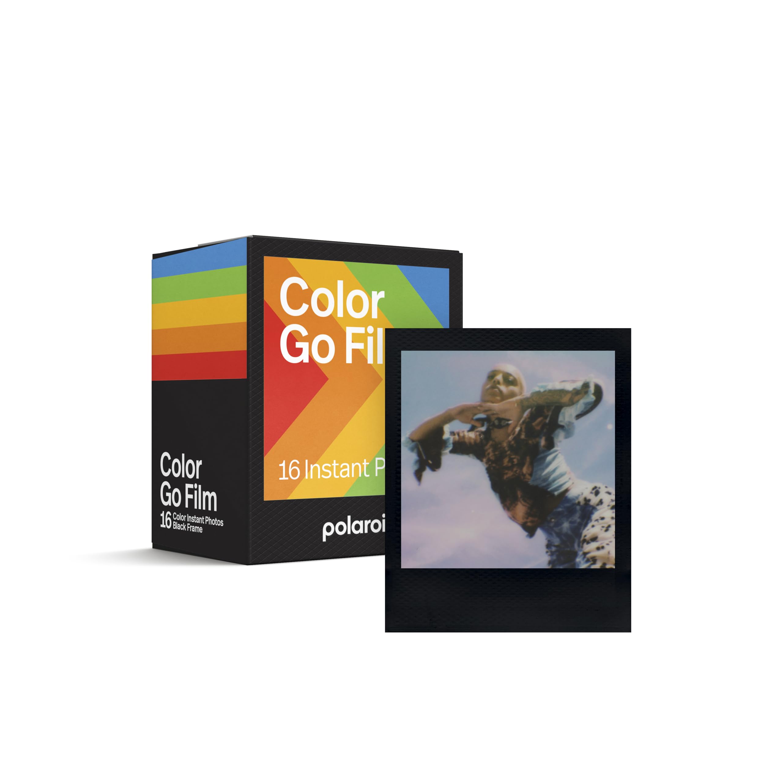 Polaroid Black Go Color Film Double Pack - Frame