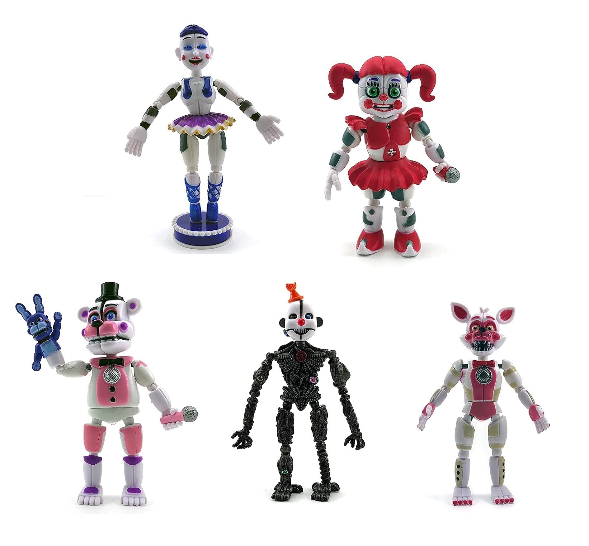 Amazon.com: Toysvill FNAF Action Figures Sister Location (Set of 5