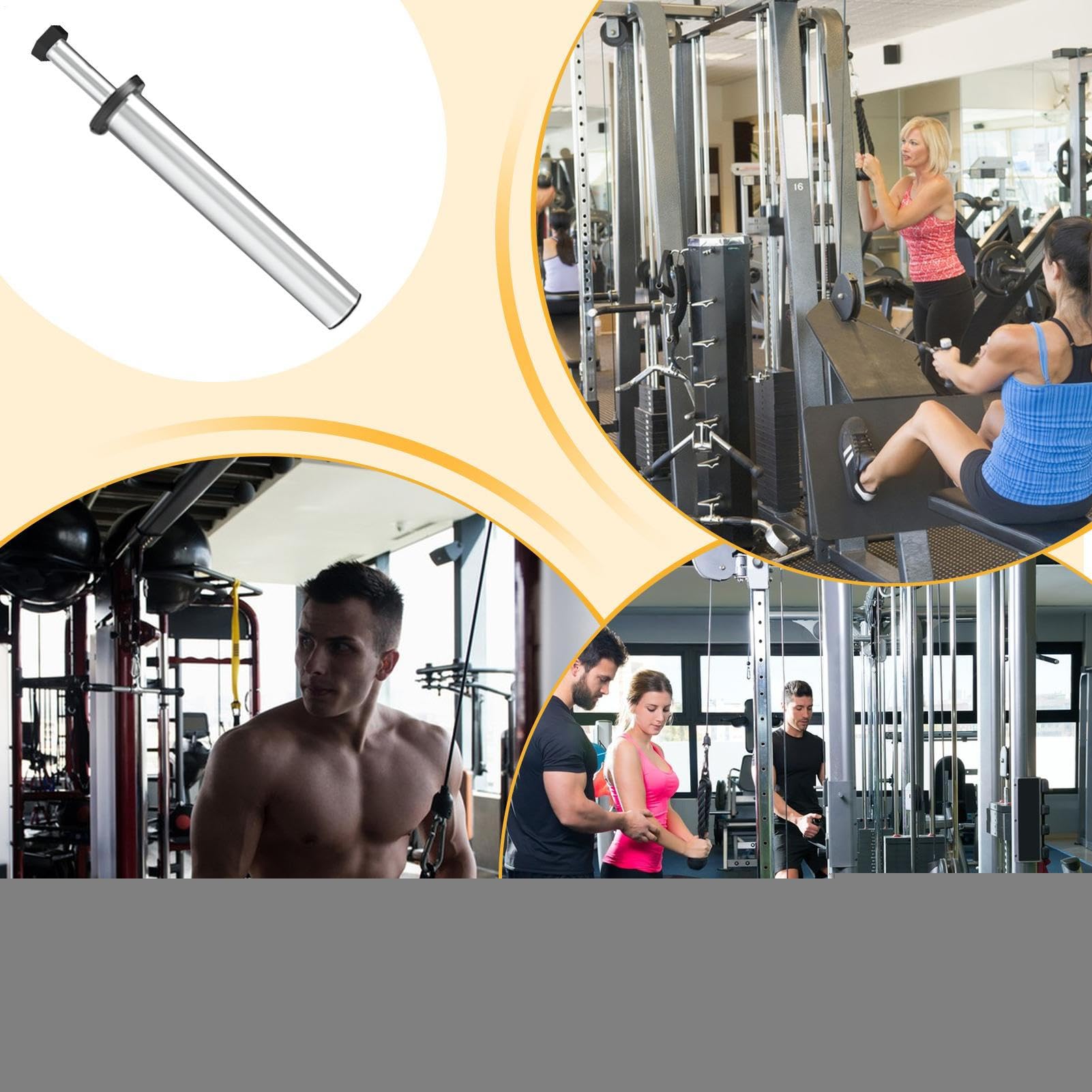 Soporte para discos de peso, estante de almacenamiento de gimnasio, accesorio de montaje de barra de 11.81 a 9.84 x 0.98 pulgadas, accesorio resistente para estantes de sentadillas utilizados por