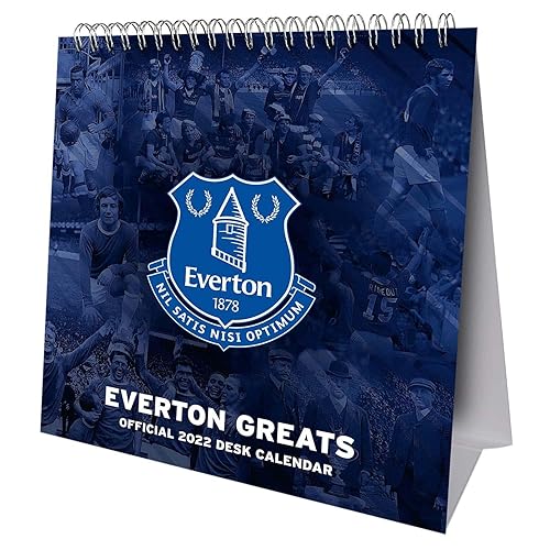 Official Everton Football Club 2022 Desk Calendar - Month To View Desk Calendar (The Official Everton FC Desk Calendar)
