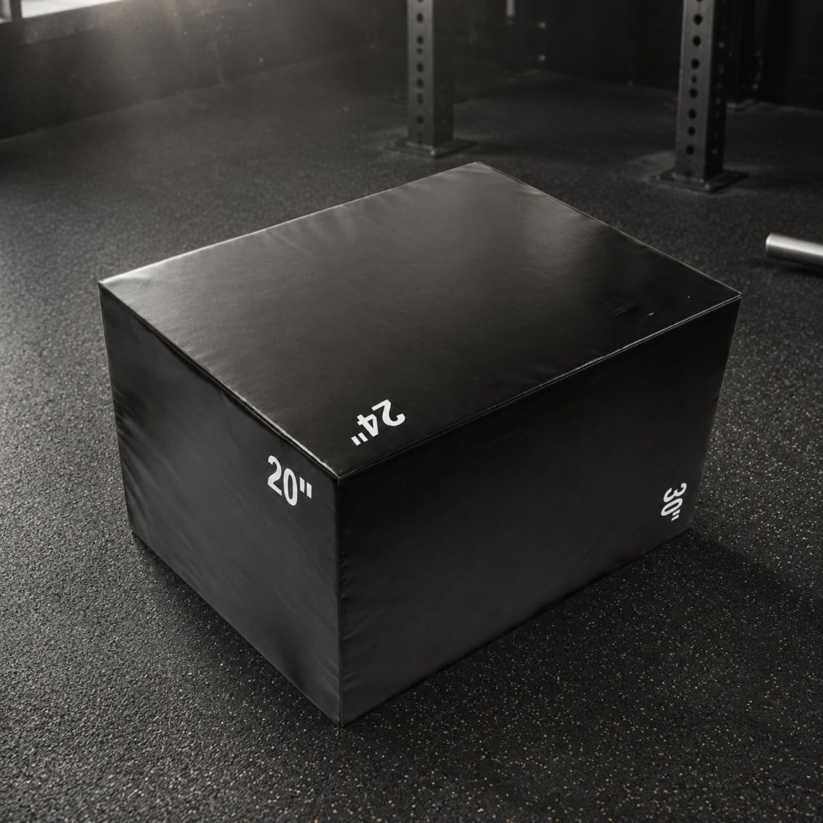 de Entrenamiento Fitness Caja Pliométrica Bloque de Salto Cubo Acolchado Base Firme para Sentadillas Búlgaras y Elevaciones Adecuada para Sesiones de, 30KG