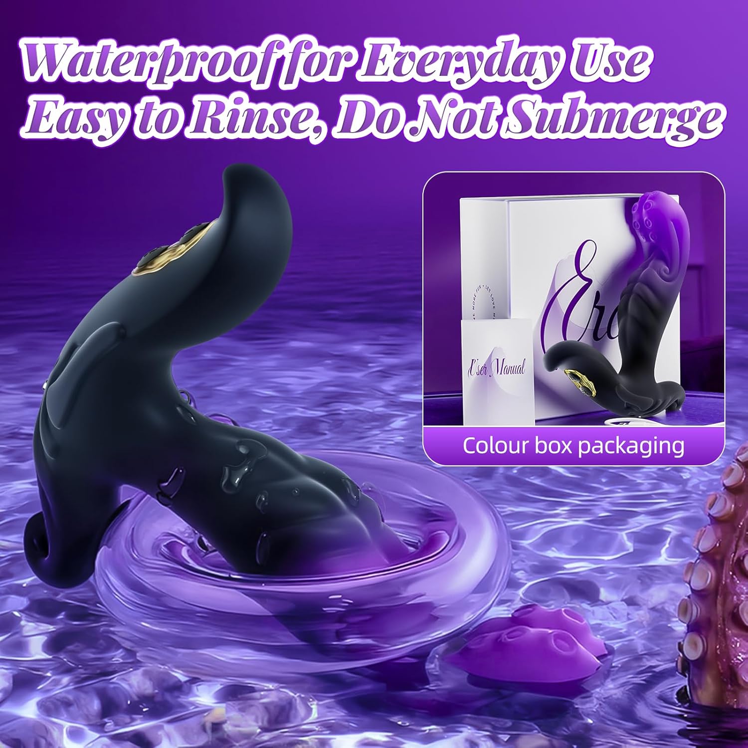 Prostate Massager Vibrating Butt Plug - open oasis APP Control Silicone Anal Sex Toys with 10 Peristaltic & Vibration Modes for Prostate G-spot, Anal Dildo Vibrator Sex Adult Toys for Men Women Gay