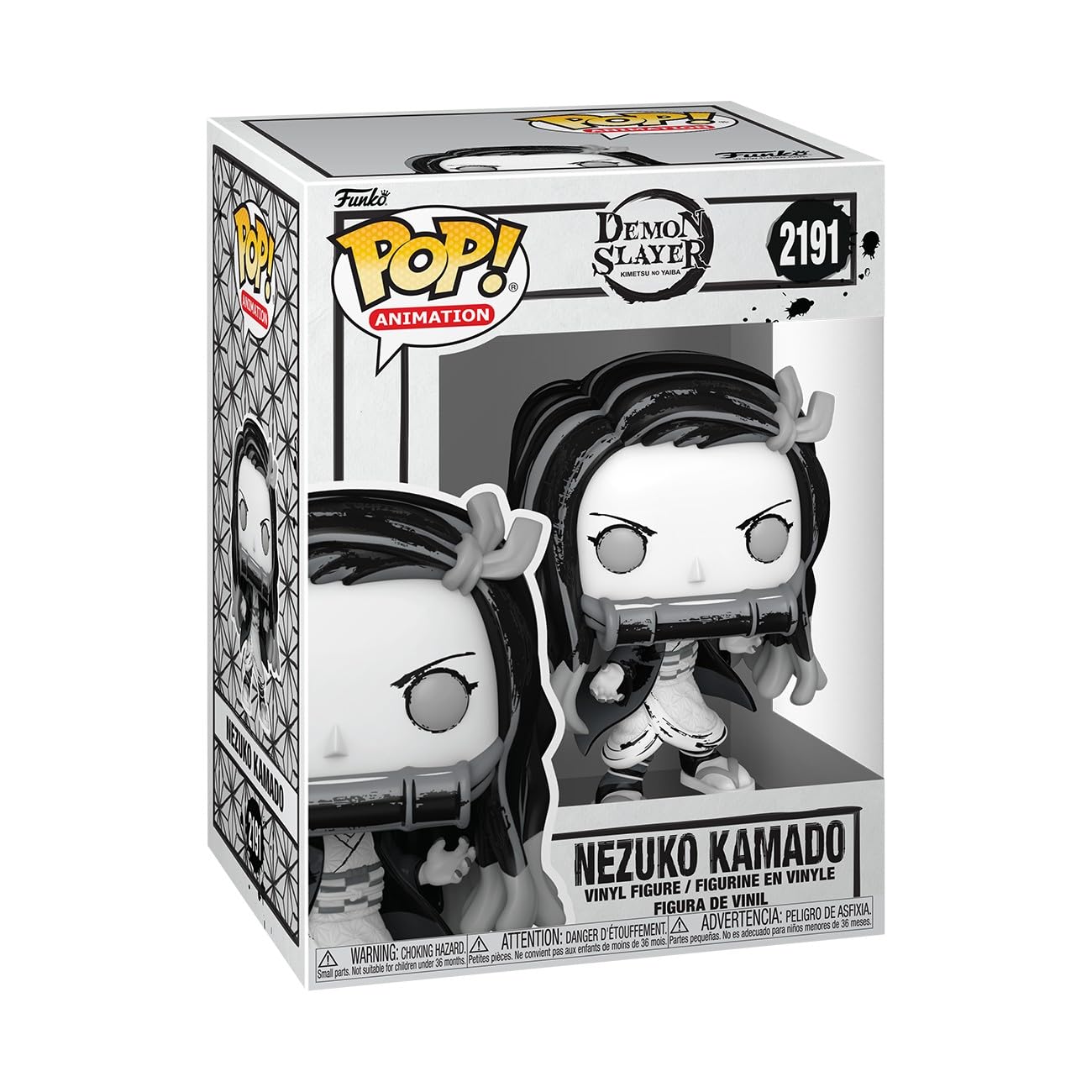 Funko Pop! Animation: Demon Slayer - Nezuko - Sumi-Ink - Collectable Vinyl Figure - Gift Idea - Official Merchandise - Toys for Kids & Adults - Anime