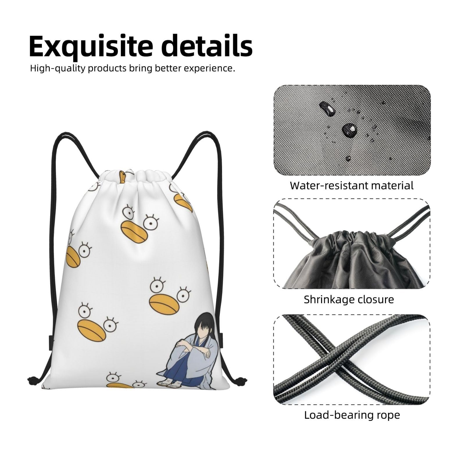 Amazon.co.jp: 銀魂 エリザベス (10) ロープ引き設計水かけ防止生地