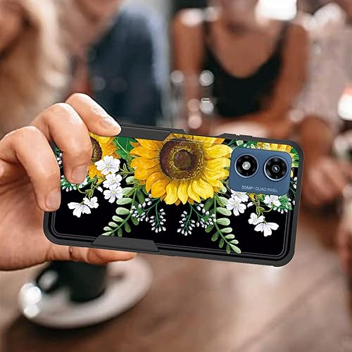 Miniatura 7 de Funda para Moto G Play 4G 2024, resistente de doble capa híbrida de policarbonato duro, goma suave, a prueba de golpes, funda protectora resistente