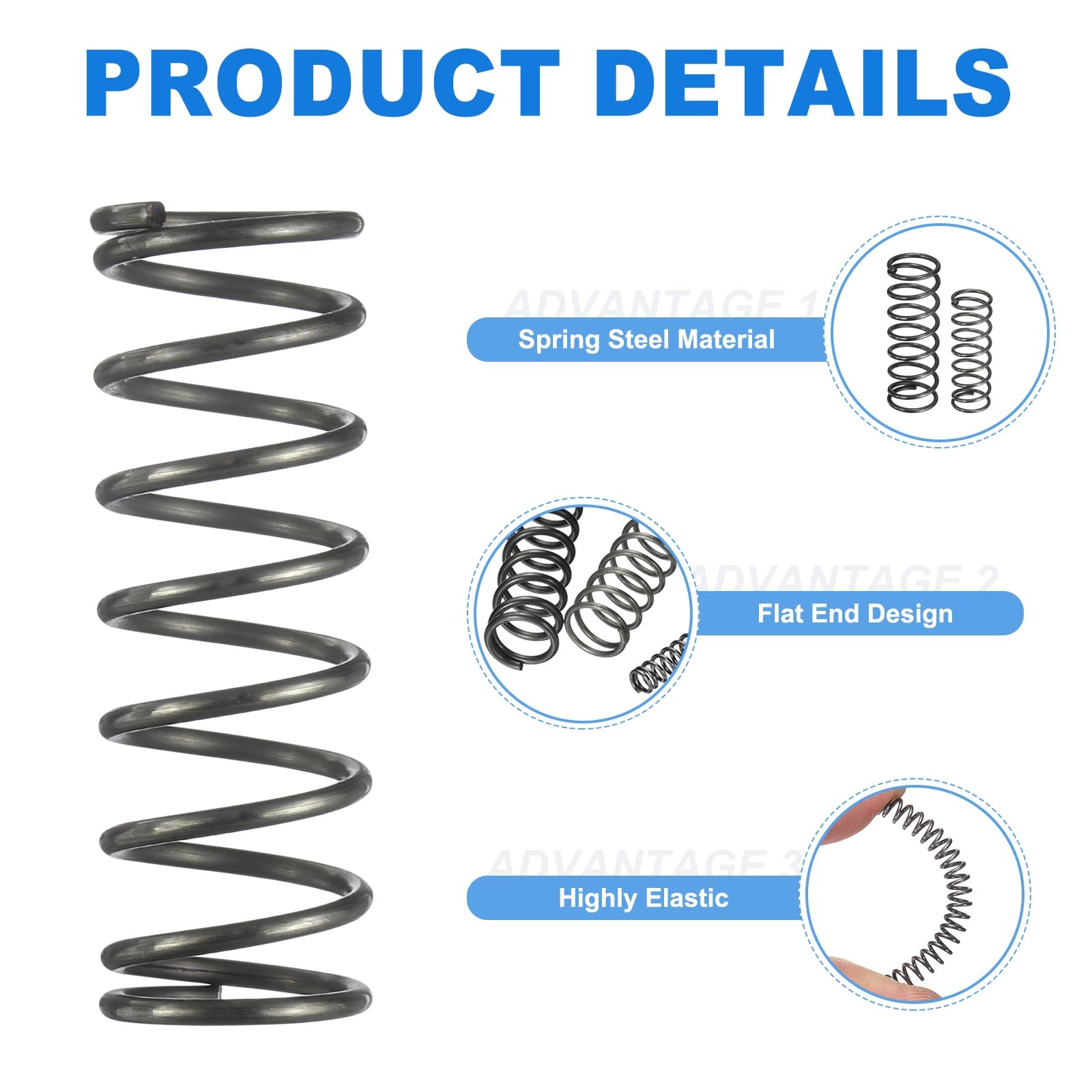 uxcell 20Pcs Compression Spring 12mm OD 1.2mm Wire Size 35mm Free Length — Amazon image 3