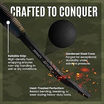 実物 Broco JIMMY タクティカルプライバー ブリーチングツール Broco Jimmy Tactical Pry Bar, EDC, Rescue & Breaching Tool