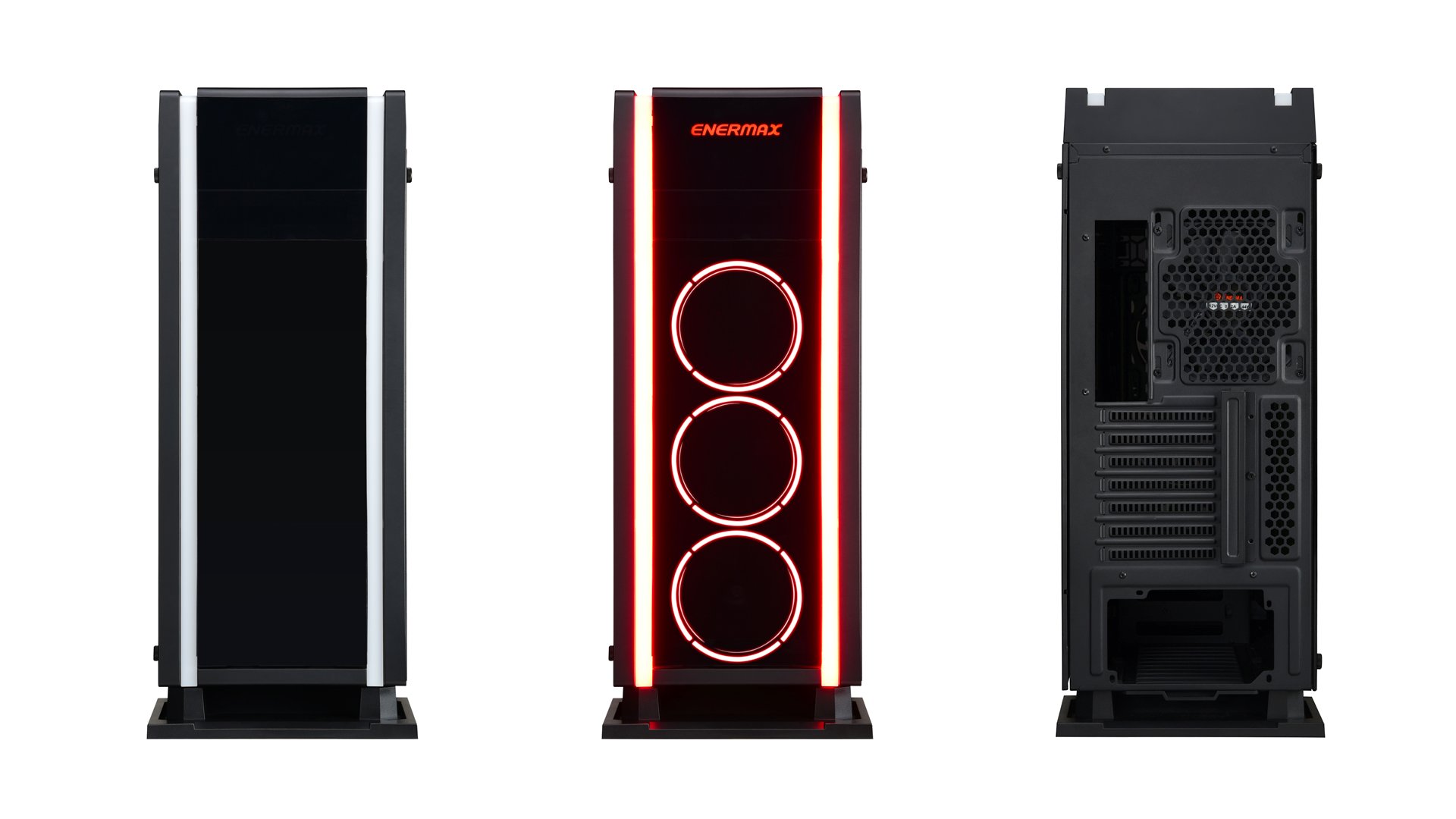 Amazon | ENERMAX RGB LED ミドルタワーPCケース SABERAY ECA3500BA 