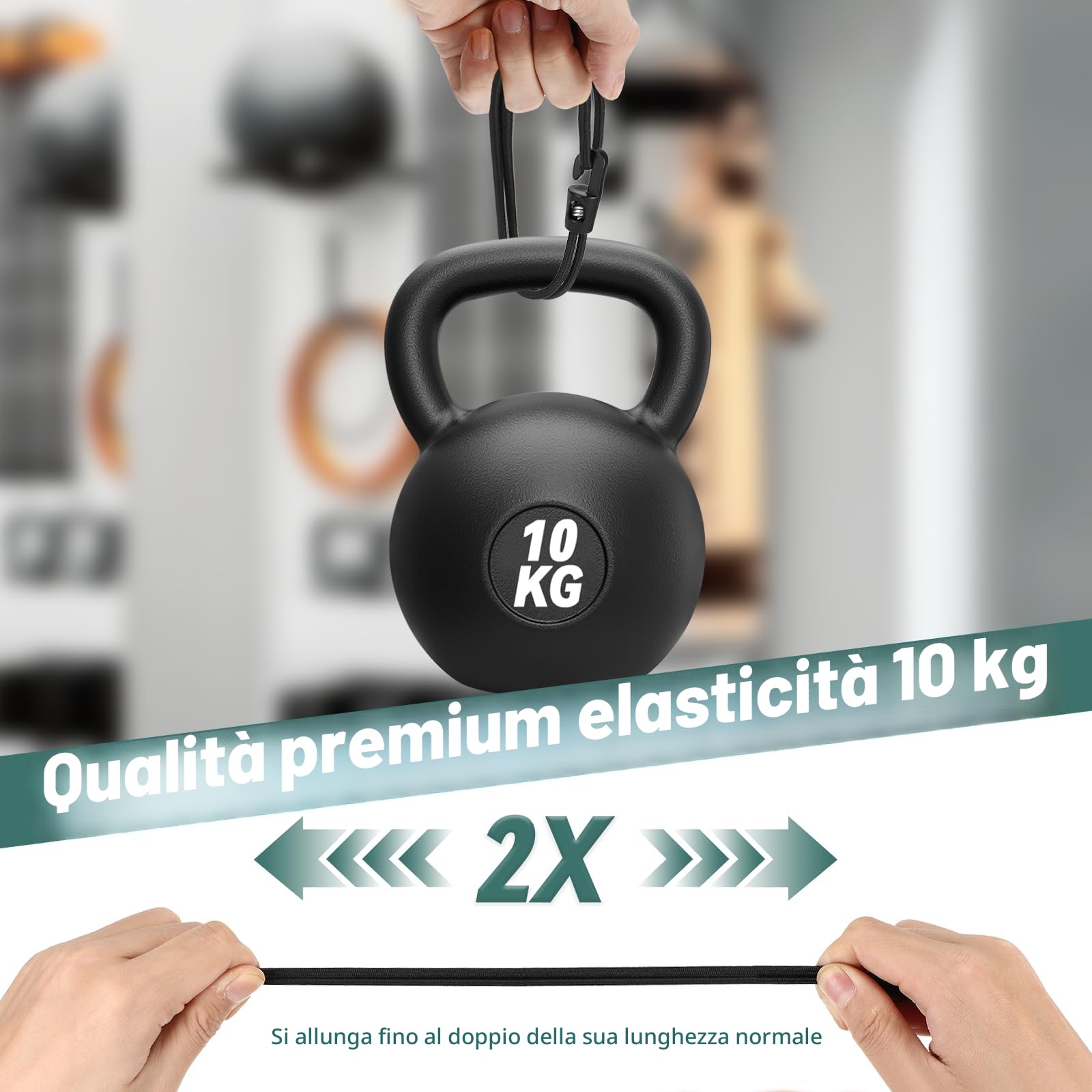 Farerkass elastici con ganci 25 pezzi, Elastiche con gancio 25 cm, tenditore in gomma Corda Elastica, elastiche per teloni, uso esterno, bagagli e bagagli, campeggio