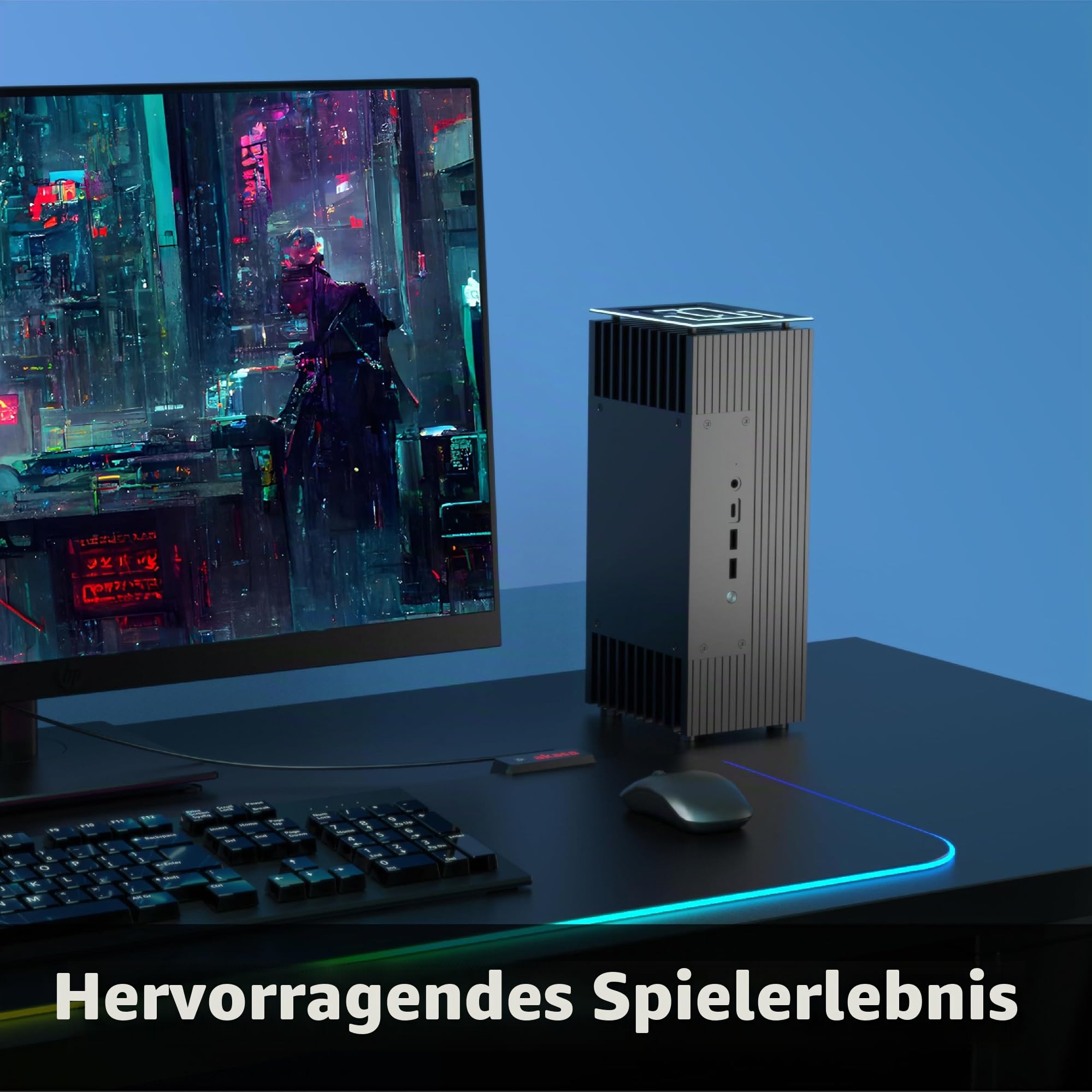 Akasa Turing Duo Pro, Designed for ASUS ExpertCenter PN53 & PN64, Aluminium Fanless NUC Case with Copper Thermal Kit, Supports up to 40W TDP, Vertical or Horizontal Placement, A-NUC99-M1B