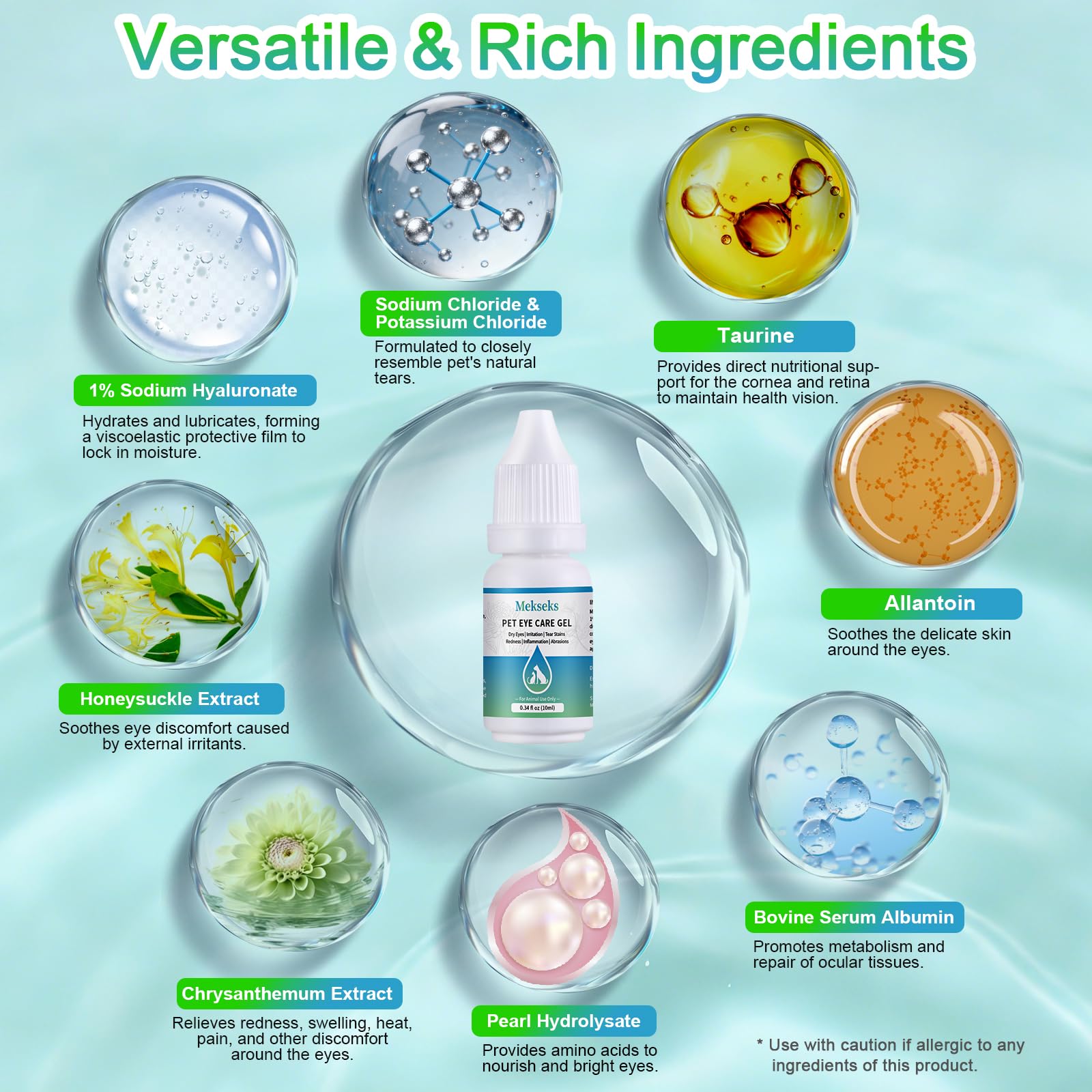 Pet Eye Care Gel Drop for Dogs, Cats, 1% Hyaluronan Eye Drops, 0.34 oz — Amazon image 5