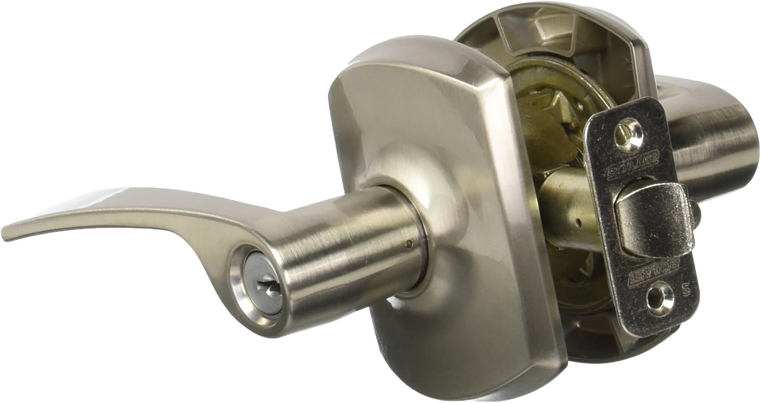 Schlage Lock Company F51AMER619GRW Merano Keyed Entry F51A Panic Proof