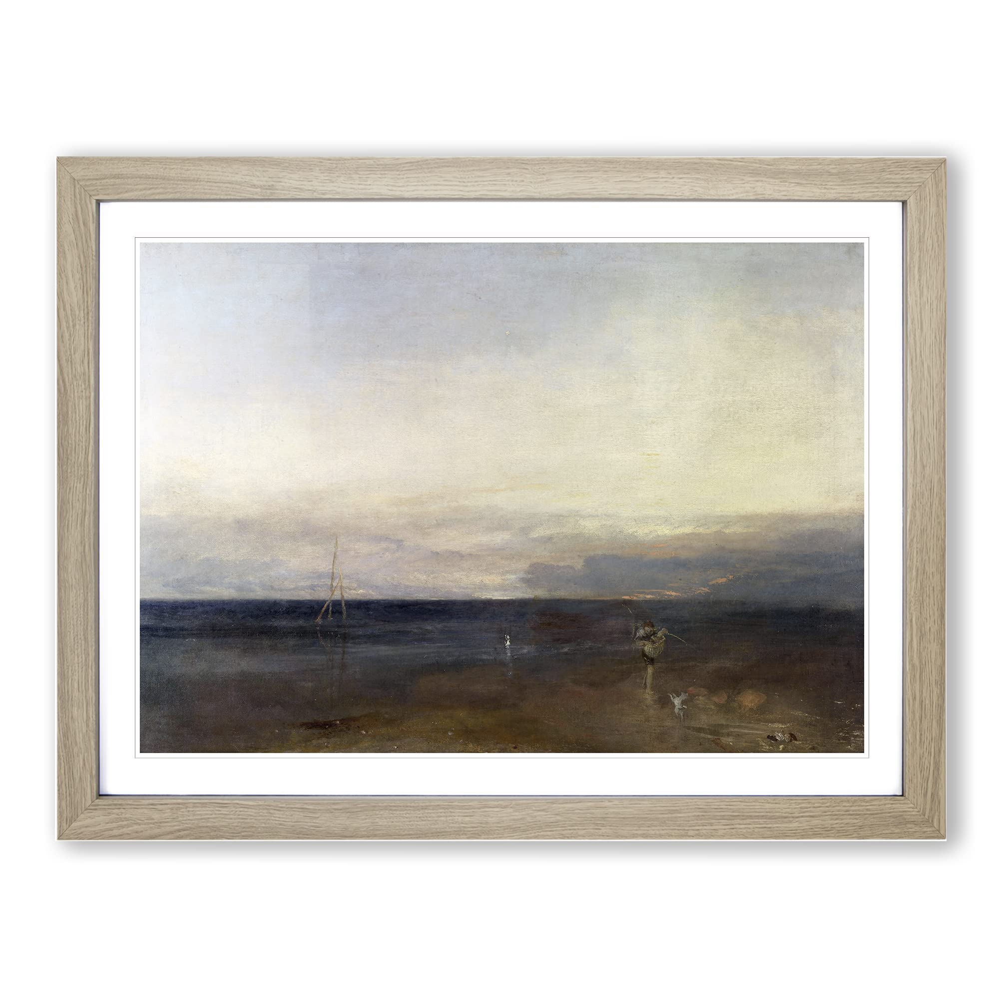 The Evening Star By Joseph Mallord William Turner Classic Painting Framed Print, Oak, A3 (46 x 34 cm)