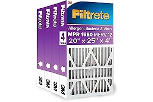 Filtrete 20x25x4 Mpr 1550 Air Filter