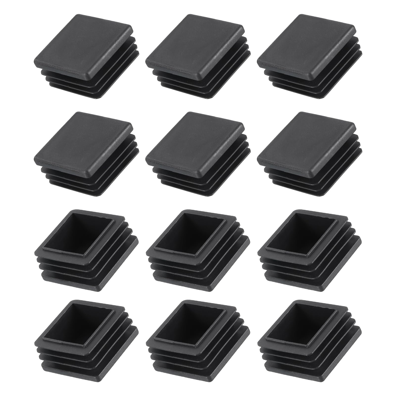 METALLIXITY Square Tube End Cap(35 x 35mm) 12Pcs