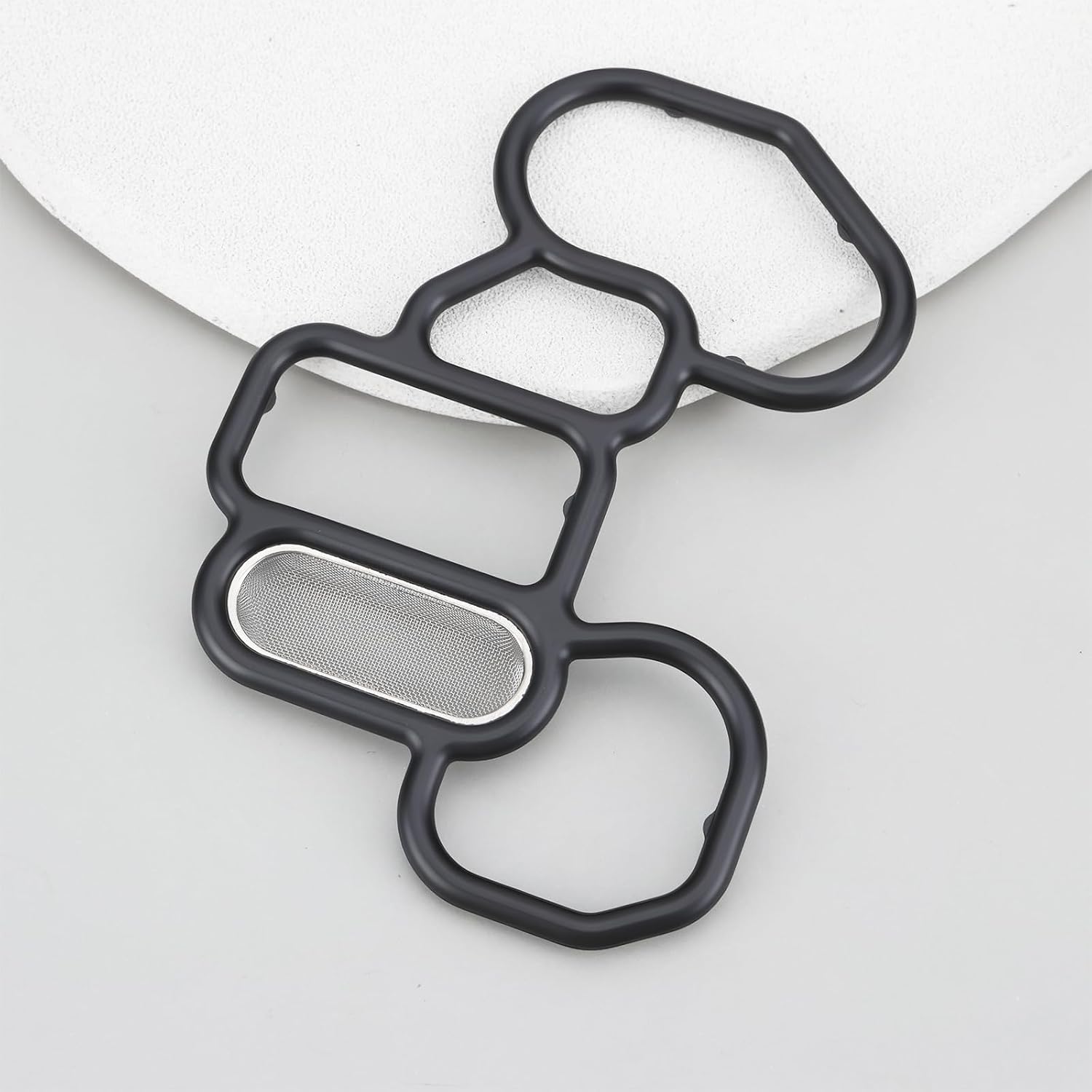 SING F LTD 2 Sets Oil Filter Adapter Gasket with Screen Replace OEM 15825-P8A-A01 Compatible with Honda Compatible with Acura