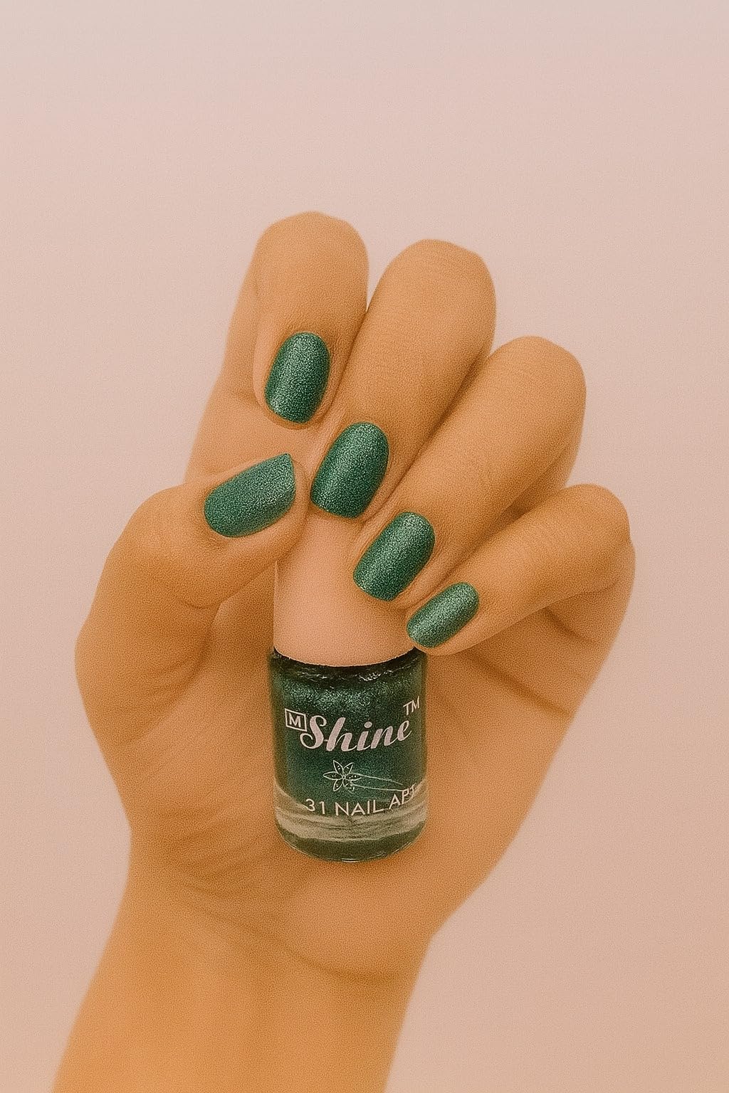 BEAUTY7 Nail Polish For Women | Nail Lacquer |Glitter Finish | Rich Pigmentation | Long Lasting | Quick Dry Formula - Red,Dark Green, Pink, Light Green,Blue, Golden- 10ml in each-Pack of 6 1