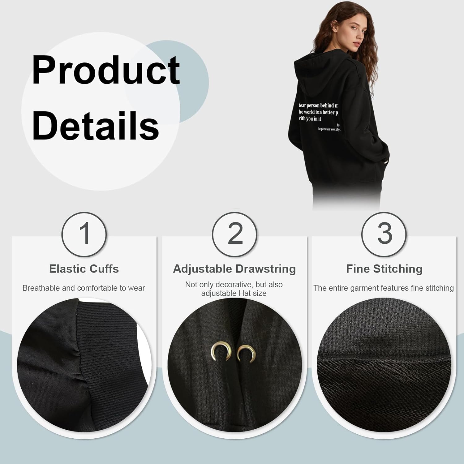 Dear Person Behind Me Hoodie Sweatshirt, You Are Enough Hoodies, The Hope Hoodie - Image 4